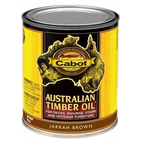 Valspar Brand 1 Quart Jarrah Brown Australian Timber Oil For Decks & Outdoor (Best Outdoor Deck Stain)