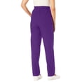 thumbnail image 2 of Woman Within Plus Size Tall Seersucker Pull-On Elastic-Waist Pants, 2 of 6
