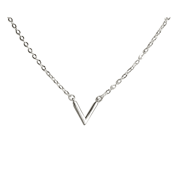 Dainty Minimalist Chevron Necklace