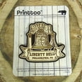 thumbnail image 4 of Liberty Bell Philadelphia Wood Engraved Fridge Magnet Souvenir Gift, 4 of 5