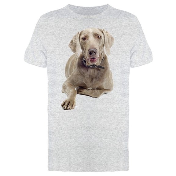 Smiley Weimaraner Tee Men's -Image by Shutterstock