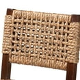thumbnail image 6 of bali & pari Alise Handwoven Seagrass Bar Stool with Mahogany Wood Frame, 6 of 9