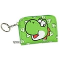 thumbnail image 5 of Super Mario Yoshi Women's Compact Wallet With Snap Closure And Zipper Compartment, 5 of 7
