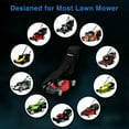 thumbnail image 2 of Outdoors Lawn Mower Cover, Waterproof UV-Resistant Fit Push Mower Covers Storage with Drawstring & Storage Bag,, Waterproof Lawnmower Covers for Outdoor, Deck up to 74", Black, 2 of 8