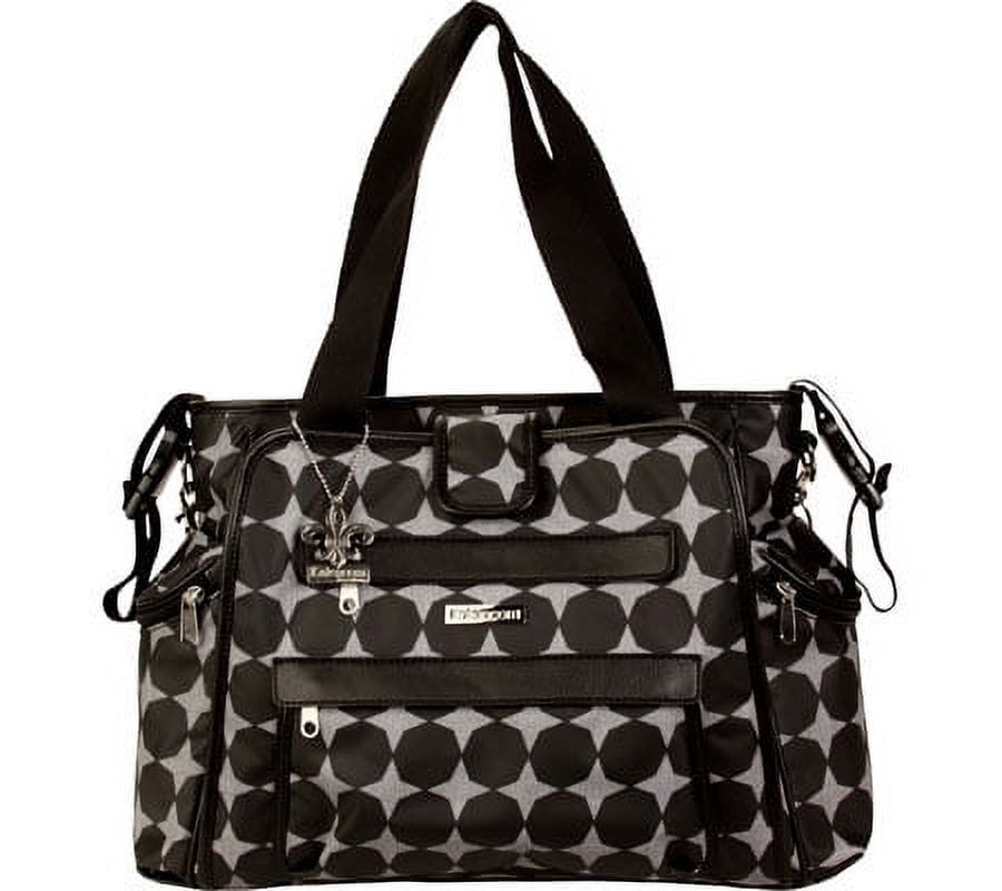 Kalencom Matte Coated Nola Tote Diaper Bag in Spot On