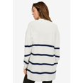 thumbnail image 2 of ellos Women's Plus Size Shaker Stitch Cardigan, 2 of 3