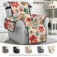 thumbnail image 4 of Yuyamidu Christmas Paw Lazy Boy Recliner Covers Waterproof Stretch Reclining Cover with Elastic Straps Easy to Install Single-Seater Sofa Slipcovers Retro Furniture Protector, 4 of 7
