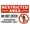 Warning Sign 3, variant on Warning Push Button On Post Gate Closes Automatically Sign - 8"x12" Rust-Proof Aluminum Safe Sign, Home Business Driveway Alerts Use