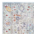 thumbnail image 5 of SAFAVIEH Valencia Joyce Bordered Oriental Polyester Area Rug, Blue/Multi, 2'3" x 4', 5 of 7