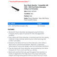 thumbnail image 2 of Rear Shock Absorber - Compatible with 2020 - 2023 Ford Police Interceptor Utility 3.3L V6 Duratec 2021 2022, 2 of 2