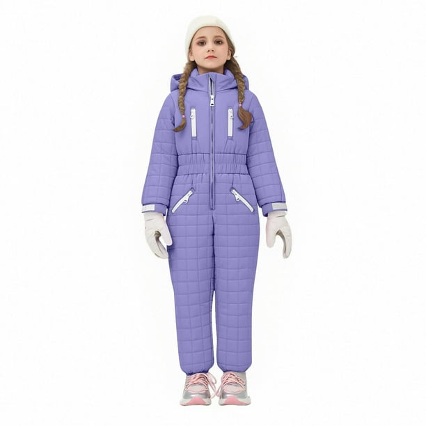 Pantalones largos para niños pequeños, traje de nieve para niños y niñas, traje de esquí ligero con aislamiento, traje de nieve con capucha y cortavientos, mono para bebé, pantalones para niño