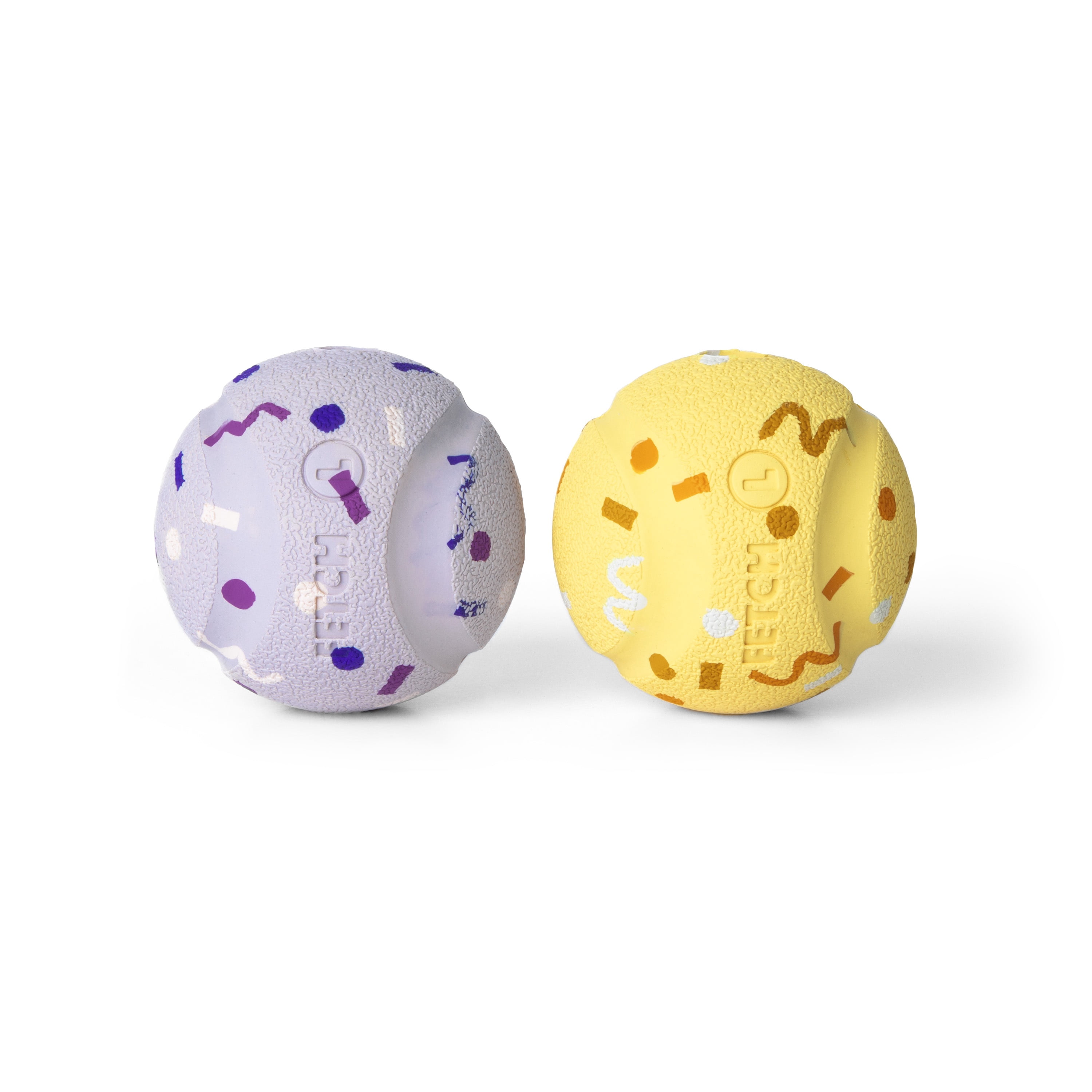 Chuckit! Birthday Dog Balls, Large 3", Pack of 2 – Birthday‑Scented Rubber Fetch Toys for Dogs 60–100 lb