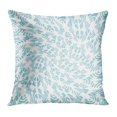 thumbnail image 1 of BOSDECO Blue 70S Abstract Geometric Circles Trippy Pattern 80S 90S Boho Carpet Square Size 16 x 16 Inches Zippered Home Decor Cushion Covers Pillowcase Pillow Cover Cushion Case 16x16 inch, 1 of 1