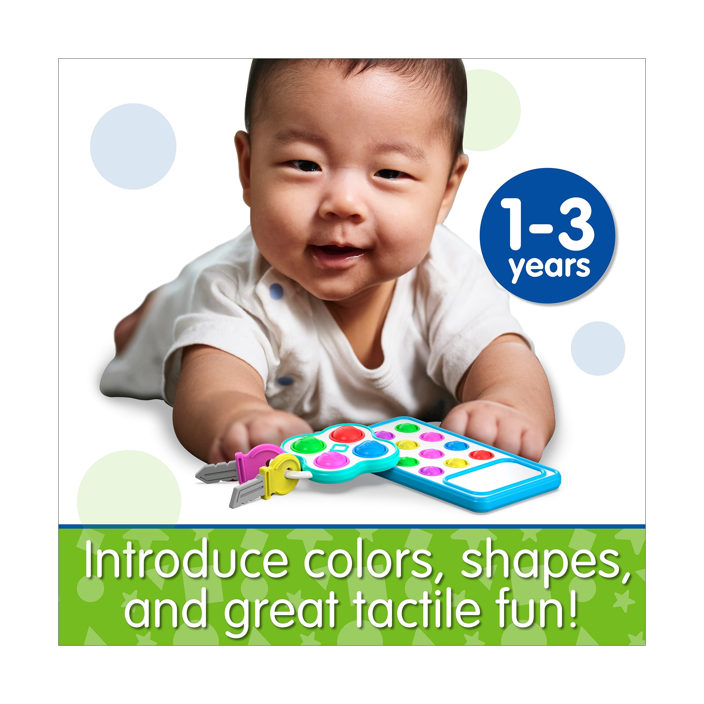The Learning Journey Early Learning - Pop & Discover Phone and Keys Activity Set