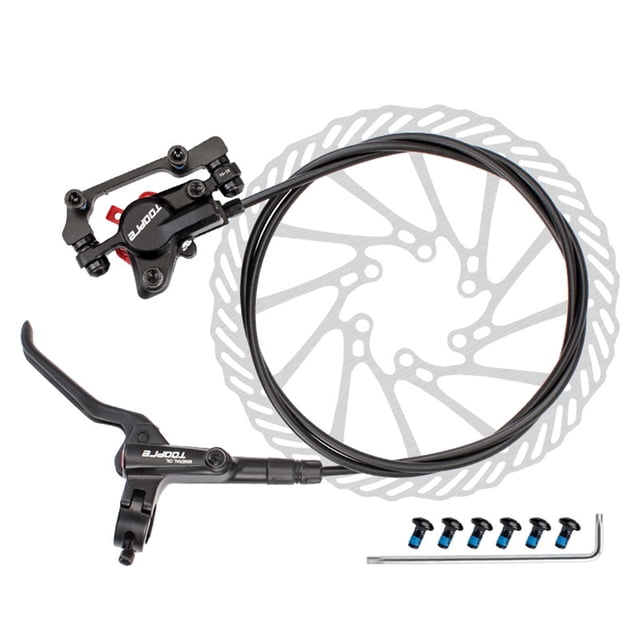 Frenos Hidráulicos TOOPRE Frenos hidráulicos de bicicleta Abrazaderas de freno de disco para bicicletas de montaña MTB universales Hugtrwg Para estrenar