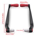 thumbnail image 4 of Guardamanos de aluminio CNC para motocicleta protectores de mano para manillar de 7/8 pulgadas 1 par JShteea Accesorios para autos y motos, 4 of 9