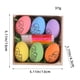 thumbnail image 2 of Decoraciones de Pascua, adornos de Pascua, regalos de Pascua, huevos de Pascua pintados a mano, huevos de conejo, regalos hechos a mano para niños con bolígrafo de pintura incorporado, huevos de plást, 2 of 2