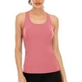 thumbnail image 2 of Attraco Women Workout Tank Top Mesh Criss Cross Open Back Athletic Yoga Shirt, 2 of 6