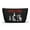 White zipper, variant on Morticia Lily Munster Makeup Bag-Bride of Frankenstein Elvira Cosmetic Bag