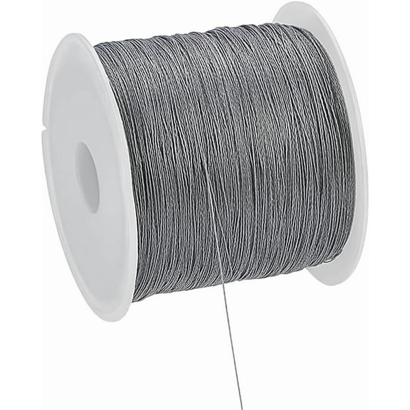 1set 100M Fishing Line for Jewelry Making Gray 0.13mm about 109.36 Yards(100m)/set