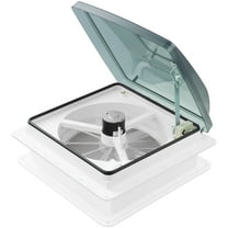 Kohree 12V 14" RV Roof Vent Fan, Manual Adjustable Super Quiet 10 Speed Reversible Air Ventilation RV Exhaust Fan with 10 Blades for Camper Trailer Bathroom