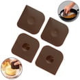thumbnail image 1 of Juego de herramientas para raspar platos, raspador de alimentos, raspador de plástico de policarbonato, raspador de olla, limpiador de hierro fundido, 4 unidades, 1 of 5