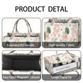 thumbnail image 4 of Large Capacity Tote Bag,Pioneer Flower Floral Print Pattern Handbag Fashion Luxury Tote Bag,15.7"x13"x 5.1" Inches,Laptop Compatible, 4 of 6