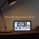 thumbnail image 4 of Reloj Pared Atómica Con Temperatura Interior Y Humedad Digital, 4 of 9