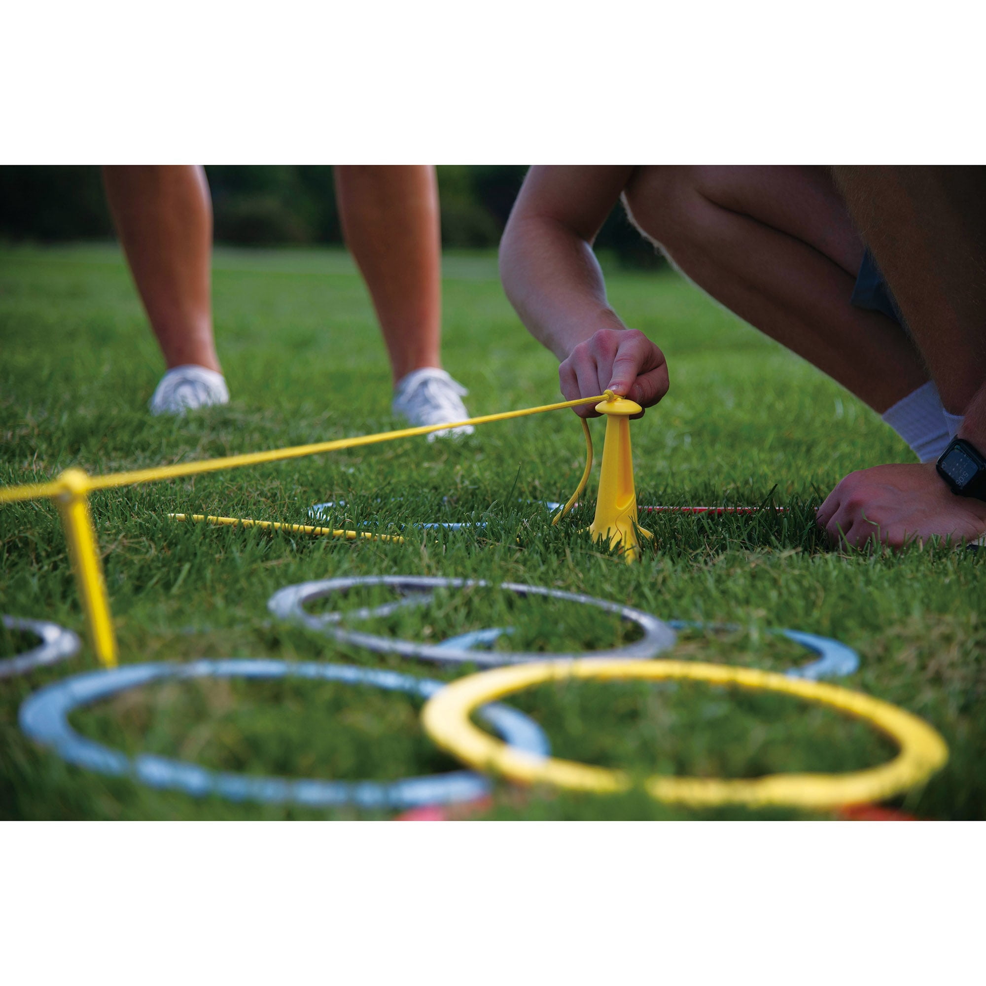 Do-U-Play: Trigo Ring Toss - Colorful Throwing & Hooking Game, Outdoor & Yard Activity, Combines Strategy & Coordination, Family Adults & Kids Ages 3+