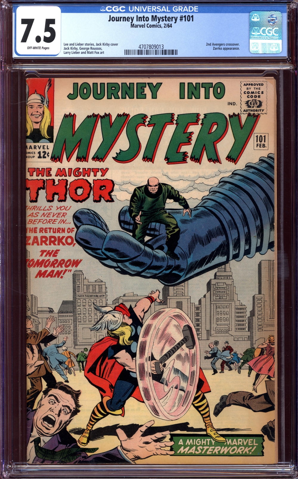 Cover of Journey into Mystery #101