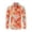 a-Watermelon Red9523, variant on Mens Long Sleeve Button Down Collared Shirt Colorful Floral Pattern Retro Style Dress Shirt For Party Festival Casual Daily Wear Red L