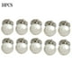 thumbnail image 1 of Botones Perlas de imitación cuentas redondas de decoración de metal sin costura para ropa Suéter de abrigo anti-exposición 10 Piezas sidaley HA7571-05B, 1 of 6
