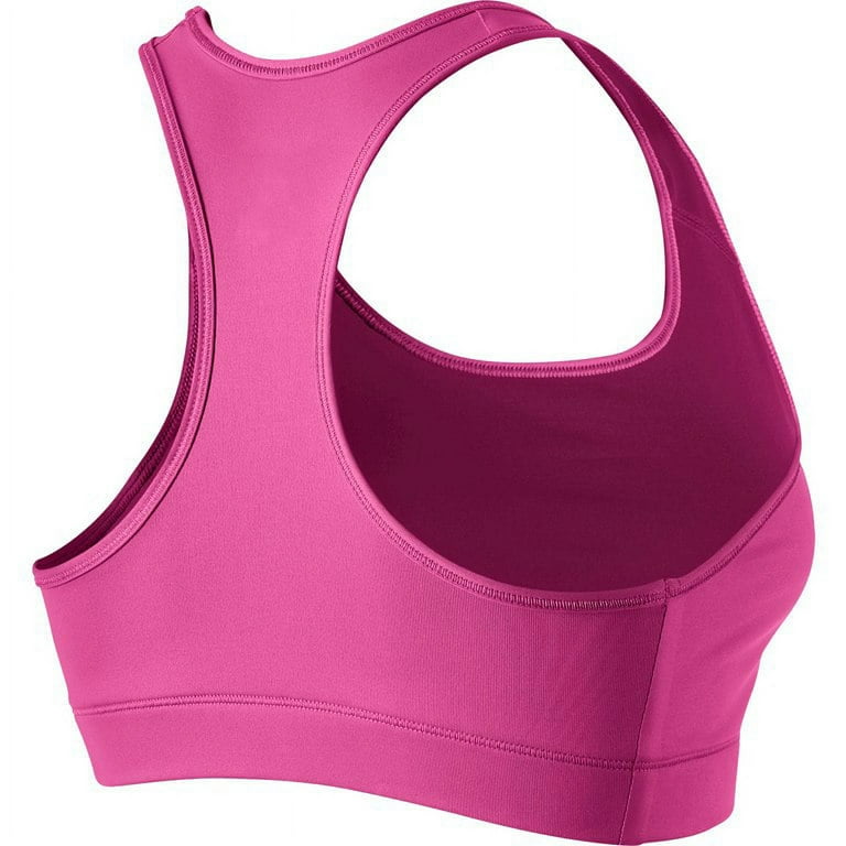 Nike Pro DRI FIT Medium Support Sports Bra Hot Pink 375833-619 - Women's  Small S