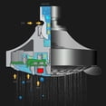 thumbnail image 5 of Adjustable Water Pressure Shower Valve, Ergonomic Design Handle Bathroom Faucet for Universal G1/2" Shower Hose Connection, Multilayer Plating Treatment, 5 of 5