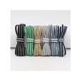 thumbnail image 4 of INSPIRE CHIC Oval Laces Two Colored Textured Stripes Shoe Laces for Sneakers 120cm/47.2" Gray, 4 of 5