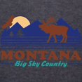 thumbnail image 3 of CafePress - Montana Big Sky Country Men's Deluxe T Shirt - Mens Tri-blend T-Shirt, 3 of 4