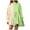 Green, variant on Lindreshi Fall Dresses for Teens with Long Sleeves Women's Winter New Colored Temperament Dress V-Neck Bubble Sleeve Pleated Dress