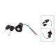 thumbnail image 2 of X Autohaux Scooter Motorcycle Electric Bike 3 Wires Ignition Switch Lock With 2 Keys Car accessories, 2 of 4