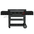 thumbnail image 1 of Performance 36" Deluxe Black Cart Gas Griddle, 4B Flat Top Grill, 1 of 5
