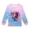 thumbnail image 3 of Pop cazadora para niña Dem on Hunter Pajamas Set,Rumi,Mire Zoeyy Kids Long Sleeve Pajamas,Anime Frame Graphic Sleepwear PJs Boys Girls, 3 of 4