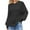Black1, variant on REORIAFEE Womens Sweaters Knit Sweater Pullover Fall Top 2023 Long Sleeve Turtle Neck Solid Color Sweater Casualwear Turtleneck Modern Pullover Black S