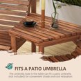 thumbnail image 4 of CoSoTower 3Pcs Outdoor Bench Set for Backyard, Balcony, Tan Brown, 4 of 7