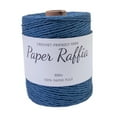 thumbnail image 3 of Abbracc Raffia Paper Ribbon Paper Rope Round Twine String 300M/328 Yards Yarn Thread Raffia Ribbon for Crocheting Bags Nesting Basket Dark Blue, 3 of 9