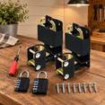 Upgraded 2 Pack 5 Inch Black S16100700 Two Way Lockable Gate Latch ...