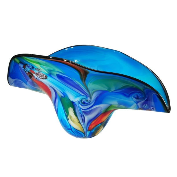 Metamorphic Glass Bowl in Multi-Colored Finish - Walmart.com - Walmart.com