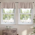 thumbnail image 2 of LALILO Kitchen Curtain Valance Cute Bear With Balloon Stand Rod Pocket Window Curtain 52"x 18" Set of 2, 2 of 7