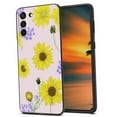 thumbnail image 1 of Compatible with Samsung Galaxy S22+ Plus Phone Case, Yellow-Flowers-1-3 Case Men Women, Flexible Silicone Shockproof Case for Samsung Galaxy S22+ Plus, 1 of 1
