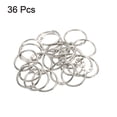 thumbnail image 3 of Unique Bargains 1.5' OD 1.3' ID Loose Leaf Rings Binder Ring, Silver, 36 Count, 3 of 5