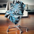 thumbnail image 1 of DESIGN ART Designart 'Blue Spiral Fractal Design' Abstract Throw Blanket, 1 of 5