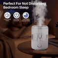 thumbnail image 2 of BCOOSS Cool Mist Humidifier for Room Baby Home 4L Double Nozzle Liquid Vaporizer with Filter for Bedroom White, 2 of 10